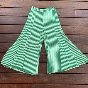 Anthropologie Mackenzie wide leg striped pants